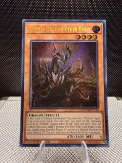 Yugioh Primite Dragon Ether Beryl Secret Rare BLMM-EN130 1st Edition NM - Image 1