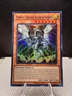 Tempest, Dragon Ruler Of Storms - Ultra Rare 1st Ed. BLMM-EN120 - NM - YuGiOh - Image 1