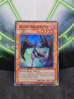 Yugioh Blackwing - Shura the Blue Flame RGBT-ENPP2 Super Rare NM - Image 1