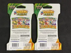 Pokemon Cards x2 Roaring Skies Sealed Blisters XY 2015 Gallade Top Opened - Image 2