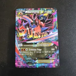 Pokemon Card - M Garchomp EX XY168 Black Star Promo Holo Rare - Excellent - Image 1