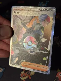 Pokemon Cards Penny 239/091 Illustration Rare Paldean Fates - (NM) - Image 3