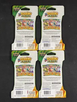 Pokemon Cards x4 Roaring Skies Sealed Blisters Artset XY Ultra Rare 2015 - Image 2
