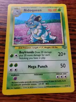 Nidoqueen 7/64 Rare Holo 1999 Jungle Set WOTC Pokemon Cards PL! - Image 1