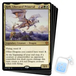 RITH, LIBERATED PRIMEVAL X4 Dominaria United DMU Magic MTG MINT CARD - Image 1