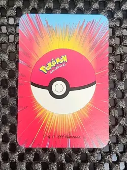 Raichu Pokemon 1999 Mini Deck Playing Cards 2.5x1.75in Three Of Diamonds Blue - Image 2