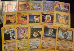 Pokemon Card LOT ANCIENT MEW LUGIA HO OH MEW DARK GYRADOS PIKACHU rare Pokeball - Image 1