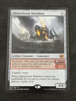 Skitterbeam Battalion 165 Normal The Brothers' War NM MTG - Image 1