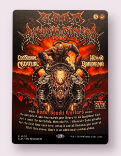 MTG Godo, Bandit Warlord (Borderless Poster) | Secret Lair Drop Regular NM - Image 1