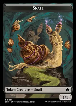 1x Snail - Token NM Eng MTG - Bloomburrow - Image 1