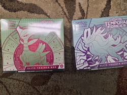 Pokemon Tcg Temporal Forces Double Art Set Etbs Factory Sealed On Hand - Image 1