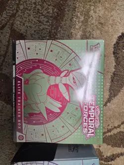 Pokemon Tcg Temporal Forces Double Art Set Etbs Factory Sealed On Hand - Image 2