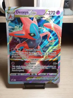 JUMBO Deoxys VSTAR SWSH268 Black Star Oversized Promo Pokemon PACK FRESH - Image 1