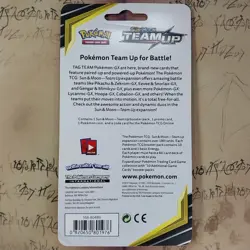 Pokemon TCG Team Up Single Checklane Blister Booster Pack with Pikachu SM162 - Image 2