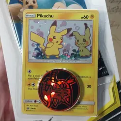 Pokemon TCG Team Up Single Checklane Blister Booster Pack with Pikachu SM162 - Image 4
