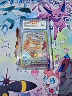 Pokemon Eevee EX 174 Black Star Promo Prismatic Ace Mint 9 - Image 2