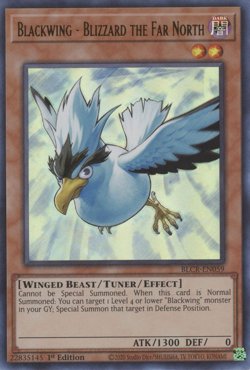 Yu-Gi-Oh! | Blackwing - Blizzard the Far North [BLCR-EN059] Ultra Rare Near Mint - Image 1