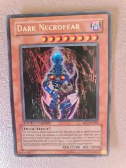 YuGiOh DARK NECROFEAR Secret Rare MC1-EN005 NM Limited Edition - Image 1