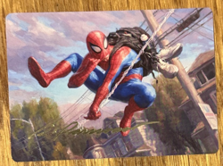 MTG Marvel Spider-Man Art Card, Spider-Man, Web-Slinger 4/54 Gold Signature - Image 1