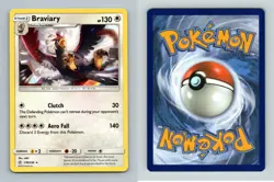 Braviary #178/236 Sun & Moon Cosmic Eclipse Rare Pokemon 2019 TCG Card - Image 1