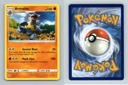 Armaldo #112/236 Sun & Moon Cosmic Eclipse Rare Pokemon 2019 TCG Card - Image 1