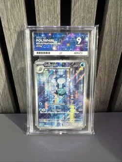 Pokemon TCG Poliwhirl English 151 #176 Art Rare ACE 9 Pokemon Card - Image 1