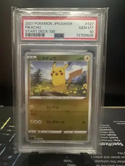 PSA 10 Pikachu Reverse 127/414 Start Deck 100 Japanese Pokemon Card - Image 1