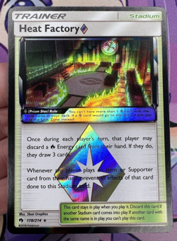 ✨1c Start✨ Heat Factory 178/214 Prism Star Pokemon Trading Card Game 🌺 - Image 1