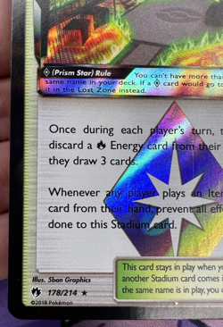 ✨1c Start✨ Heat Factory 178/214 Prism Star Pokemon Trading Card Game 🌺 - Image 2