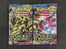 Pokemon Cards x2 Ancient Origins Sealed Booster Packs XY Ultra Rare 2015 - Image 1