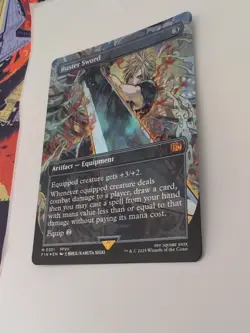 Buster Sword (Borderless) (Foil) NM - 0351 - MTG Final Fantasy (FIN) (EN) - Image 3