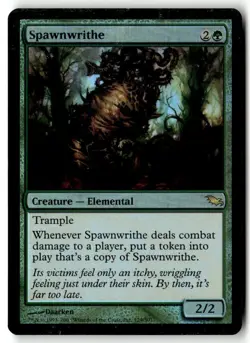 MTG Foil Spawnwrithe - Lorwyn Moderately Played English - Image 1