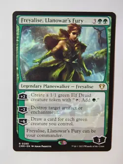 Freyalise, Llanowar's Fury Commander Masters Regular - Image 1