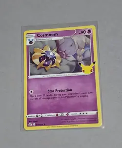 Pokemon Celebrations 25th Anniversary Lot Of 3 Cosmog. Cosmoem, Lunala Holo - Image 4