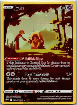 Jynx TG04/TG30 - Pokemon SWSH12: Silver Tempest Trainer Gallery - Holo Rare (NM) - Image 1