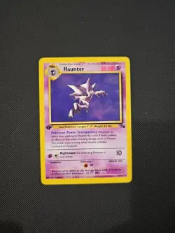 Pokemon TCG Haunter Fossil 21 Regular 1st Edition Rare - Image 1