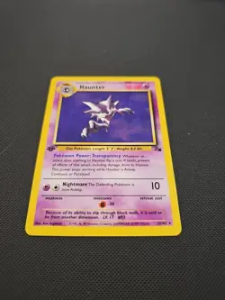 Pokemon TCG Haunter Fossil 21 Regular 1st Edition Rare - Image 2