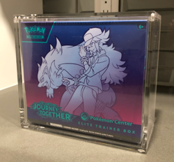 Journey Together Pokemon Center ETB *SEALED* in Acrylic case - Image 1