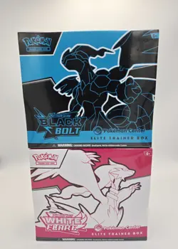 Pokemon Center Black Bolt and White Flare ETB Pokemon TCG - Factory Sealed - Image 1