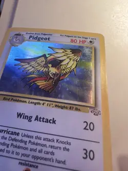 Pokemon TCG Pidgeot Jungle 8/64 Holo Rare Moderately played 64C - Image 5
