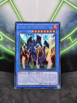 Yugioh Lord of the Red DRL2-EN016 Secret Rare 1st Edition NM - Image 1