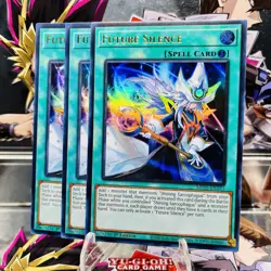 3x Yugioh Playset Future Silence MP25-EN293 Ultra Rare 1st Ed Near Mint - Image 1