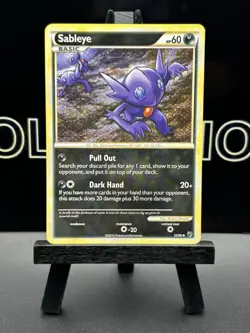 SABLEYE 35/90 - Regular UNCOMMON - HGSS Undaunted - 2010 Pokemon Card - LP - Image 2