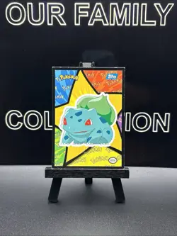 Pokemon Topps - Bulbasaur - The First Movie 1999 - Card Blue Logo Regular LP - Image 1