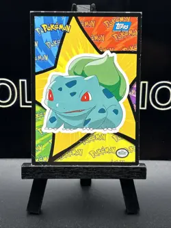 Pokemon Topps - Bulbasaur - The First Movie 1999 - Card Blue Logo Regular LP - Image 2