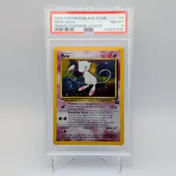 Mew Black Star Promo 9 SWIRL 🌀 PSA 8 NM-MT FRESH CERT Pokemon Card WOTC 2000 - Image 1