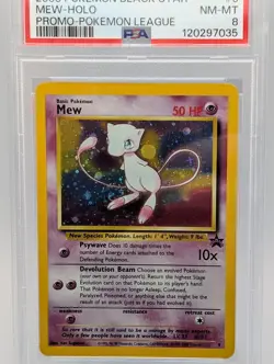 Mew Black Star Promo 9 SWIRL 🌀 PSA 8 NM-MT FRESH CERT Pokemon Card WOTC 2000 - Image 3