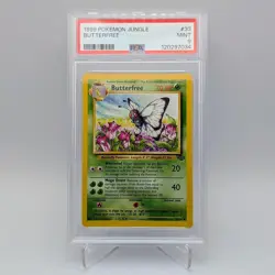 Butterfree Jungle 33/64 PSA 9 MINT FRESH CERT Graded Pokemon Card WOTC 1999 - Image 1