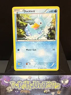 Pokemon Card Ducklett BW17 Black & White Promo Rare Holo Near Mint - Image 1
