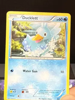 Pokemon Card Ducklett BW17 Black & White Promo Rare Holo Near Mint - Image 2